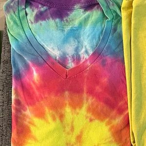 Homemade tie dye tshirt